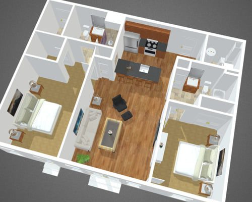 Cove Floorplan Overbay