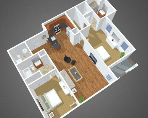 Flax Pond Floorplan Overbay