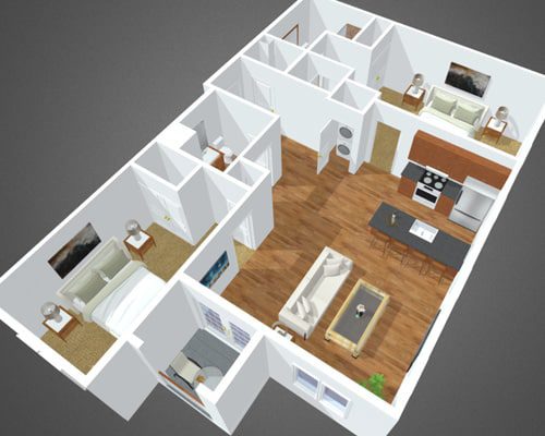 Smithtown Bay Floorplan Overbay