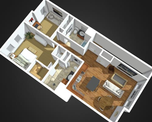 The Nissequogue unit-101-3D- Preserve at Smithtown